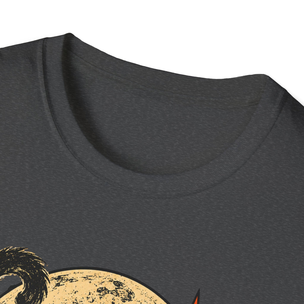 Moonlight & Mischief Black Cat Halloween Shirt, Vintage Halloween Cat Tee, Retro Spooky Moon T-Shirt, Gothic Cat Lover Gift