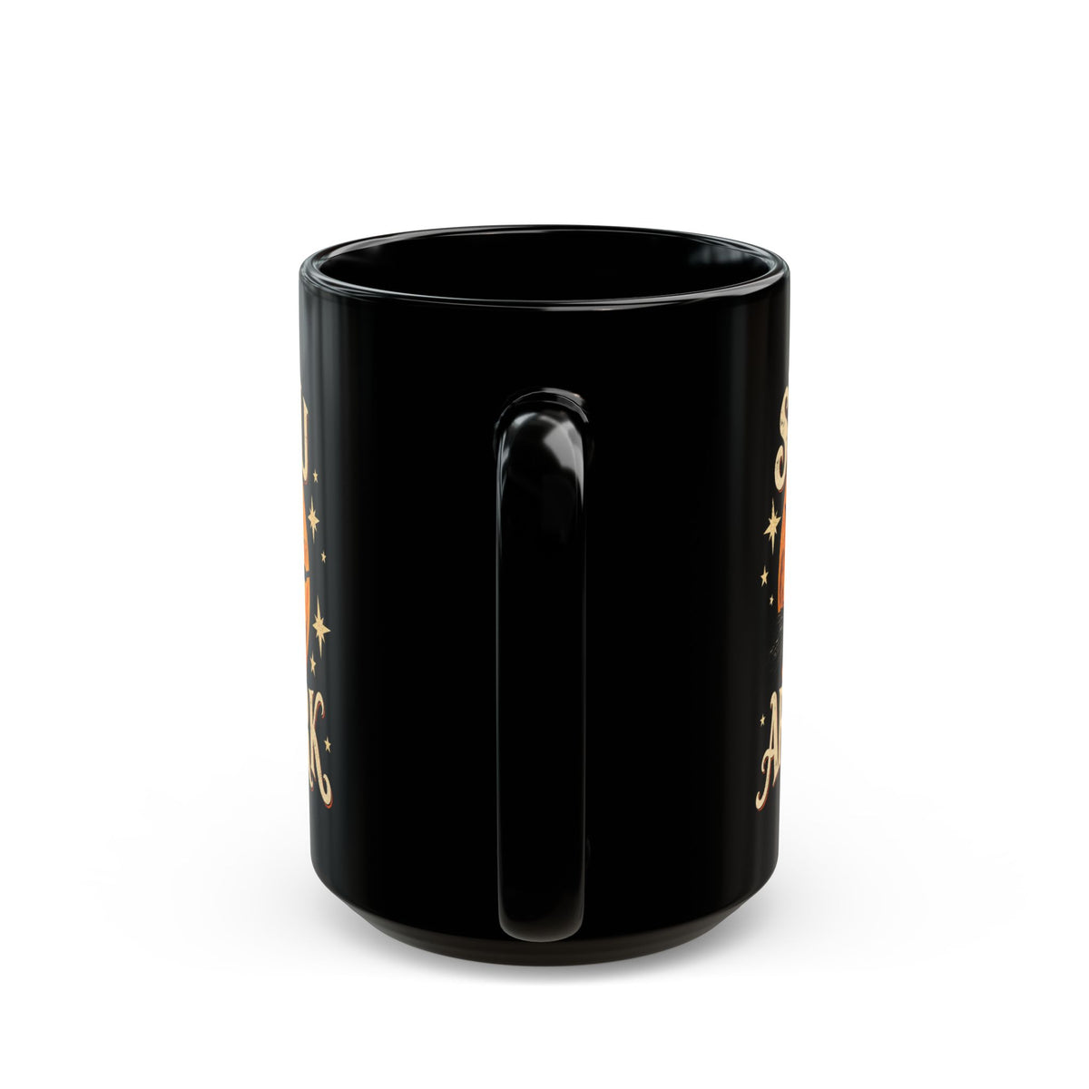 See You After Dark Halloween Mug, Vintage Witch Coffee Cup, Spooky Black Cat & Witch Mug, Retro Halloween Gift