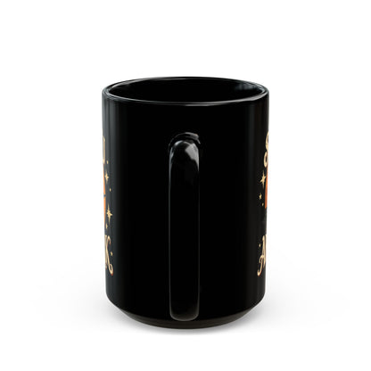 See You After Dark Halloween Mug, Vintage Witch Coffee Cup, Spooky Black Cat & Witch Mug, Retro Halloween Gift