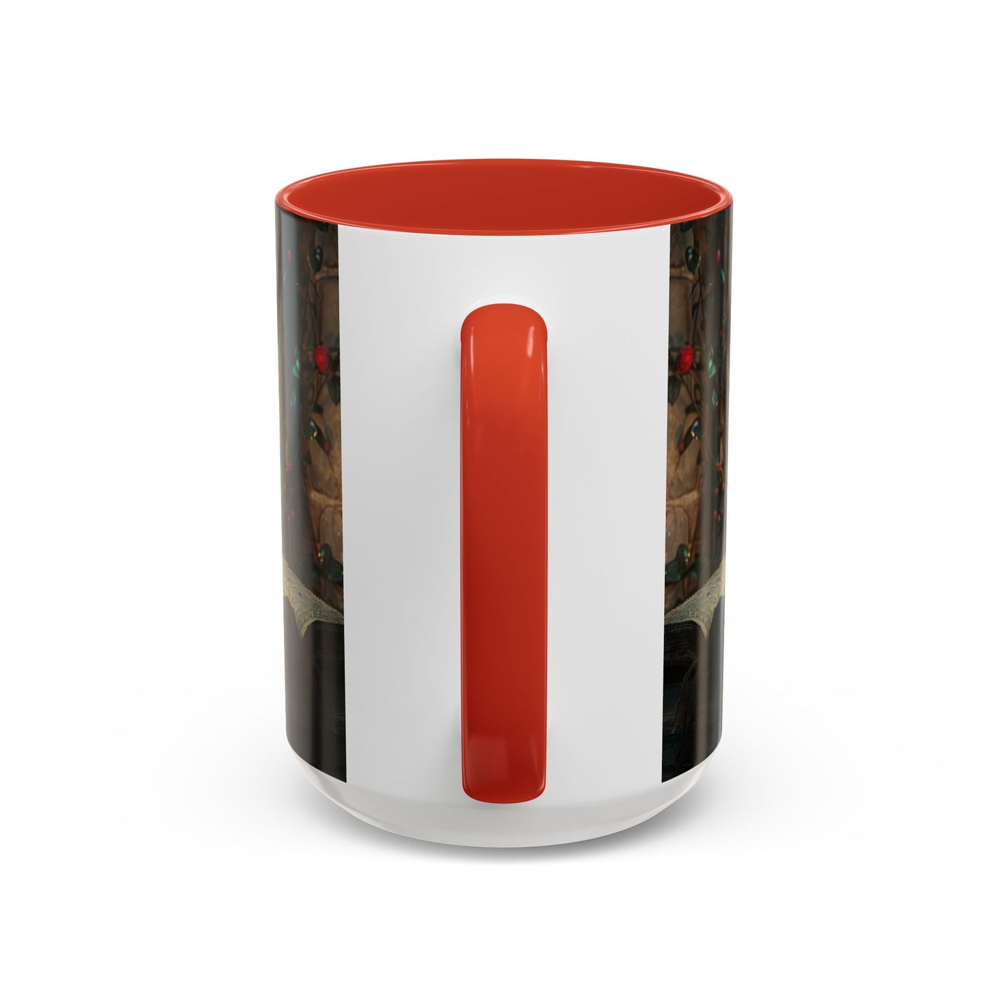 Candlelight Study Mug, Gothic Book and Roses Coffee Cup, Cozy Dark Academia Library Gift, Anniversary, Soft Atmosphere