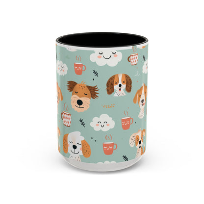 Cute Dog Lovers Coffee Mug, Stylish Pet Mug, Gifts for Dog Owners, Ceramic Cuppa, Funny Dog Mug, Perfect for Dog Moms
