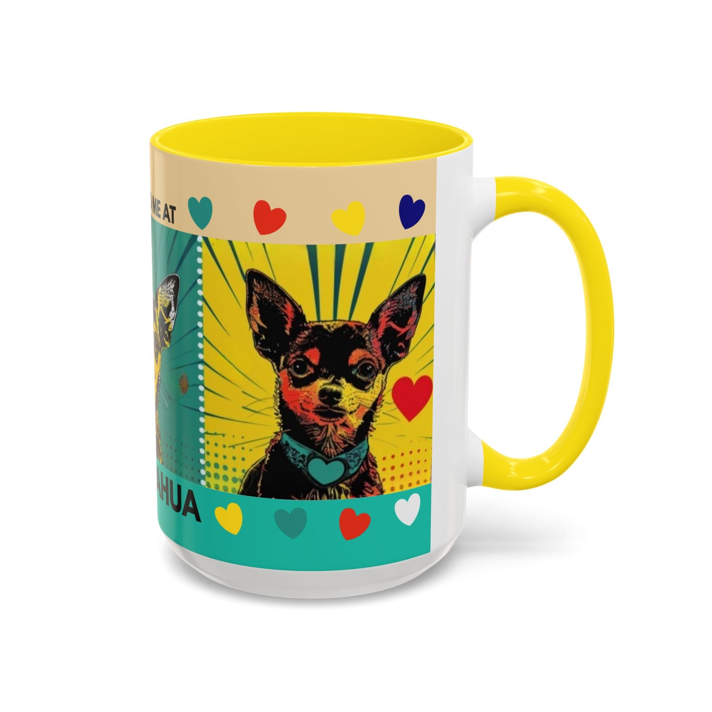 You Had Me At Chihuahua Mug | Accent Coffee Mug, Color Accent