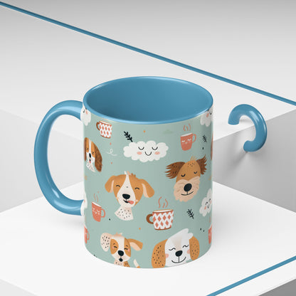 Cute Dog Lovers Coffee Mug, Stylish Pet Mug, Gifts for Dog Owners, Ceramic Cuppa, Funny Dog Mug, Perfect for Dog Moms