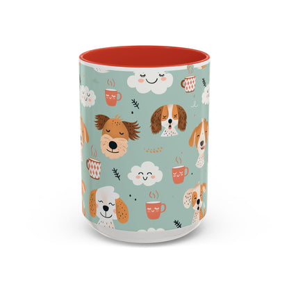 Cute Dog Lovers Coffee Mug, Stylish Pet Mug, Gifts for Dog Owners, Ceramic Cuppa, Funny Dog Mug, Perfect for Dog Moms