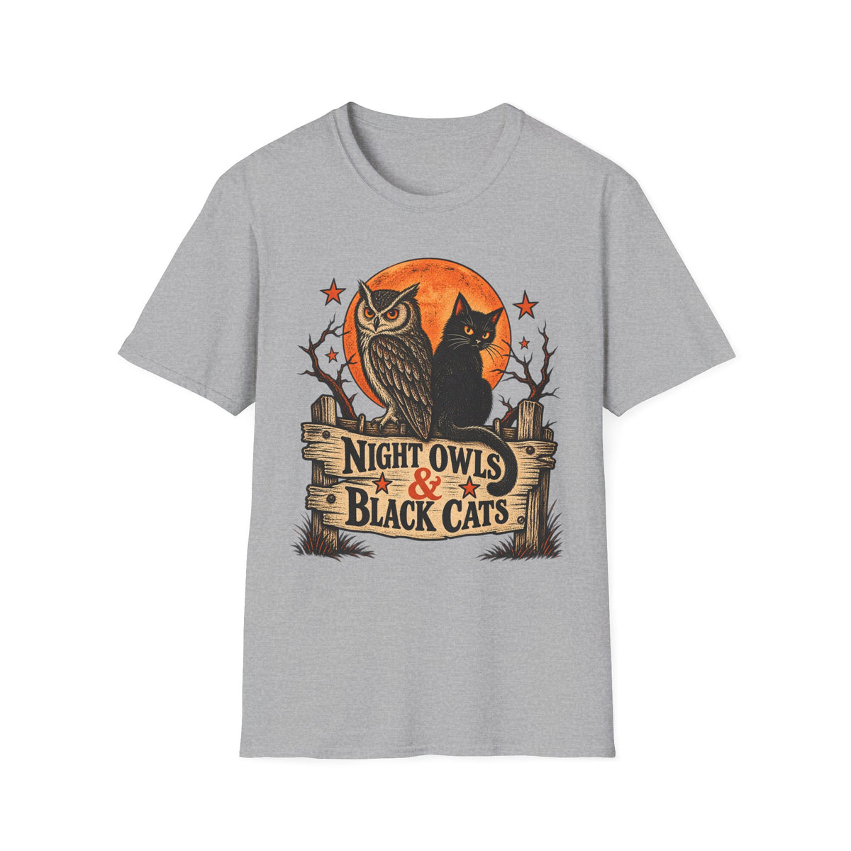 Bad Luck Club Black Cat Halloween Shirt, Vintage Halloween Cat Tee, Retro Spooky Season T-Shirt, Black Cat Lover Gift