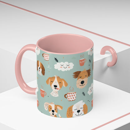 Cute Dog Lovers Coffee Mug, Stylish Pet Mug, Gifts for Dog Owners, Ceramic Cuppa, Funny Dog Mug, Perfect for Dog Moms