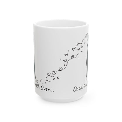 Wobbly Cat Mug - Cerebellar Hypoplasia Cat Gift - Funny CH Cat Mug - Special Needs Cat - Hopper Mug