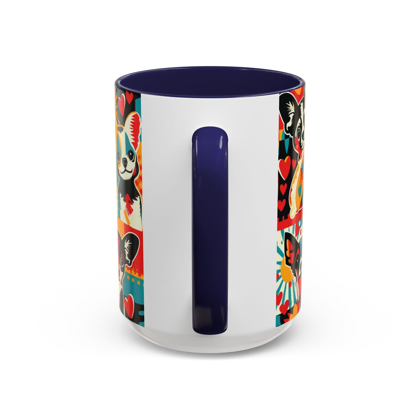Viva Chihuahua Pop Art Mug, Colorful Fiesta Dog Coffee Cup, Fun Mexican Dog Lover Gift