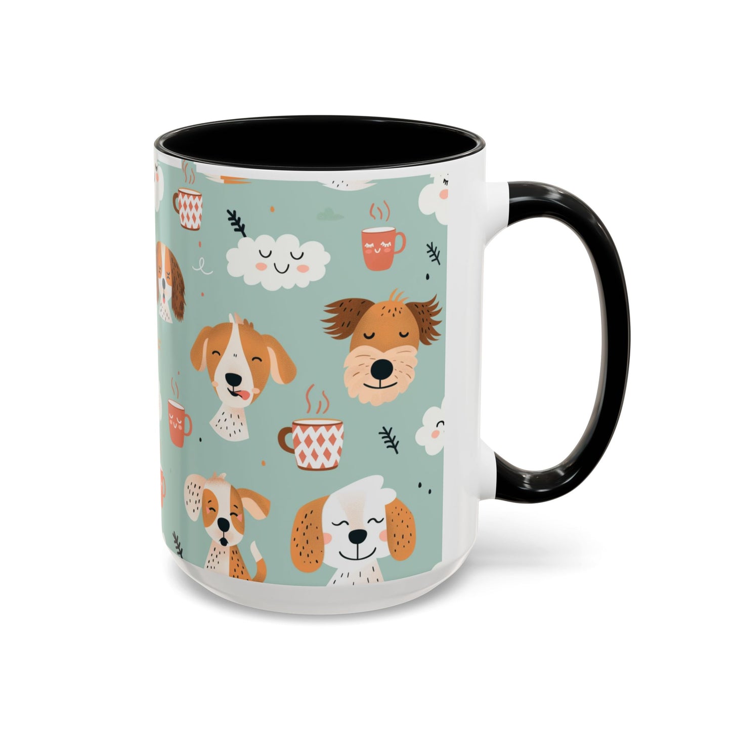 Cute Dog Lovers Coffee Mug, Stylish Pet Mug, Gifts for Dog Owners, Ceramic Cuppa, Funny Dog Mug, Perfect for Dog Moms