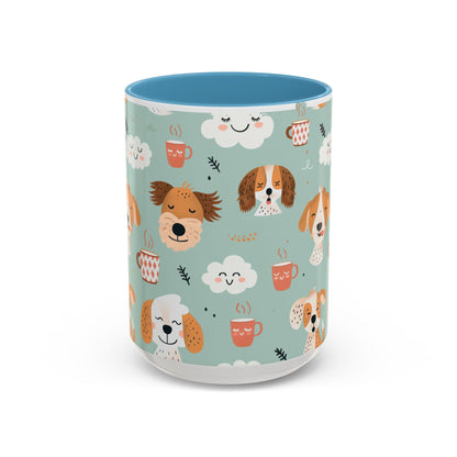 Cute Dog Lovers Coffee Mug, Stylish Pet Mug, Gifts for Dog Owners, Ceramic Cuppa, Funny Dog Mug, Perfect for Dog Moms