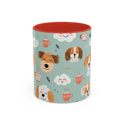 Cute Dog Lovers Coffee Mug, Stylish Pet Mug, Gifts for Dog Owners, Ceramic Cuppa, Funny Dog Mug, Perfect for Dog Moms