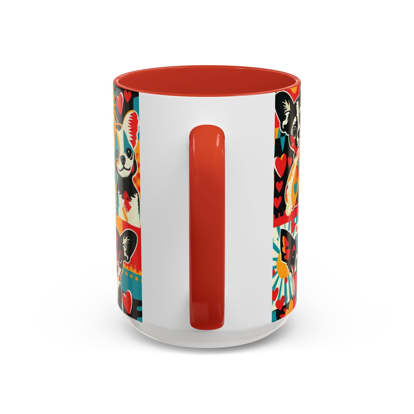 Viva Chihuahua Pop Art Mug, Colorful Fiesta Dog Coffee Cup, Fun Mexican Dog Lover Gift