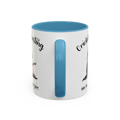 Crickets Roasting Bearded Dragon Christmas Mug Funny Reptile Lover Gift Lizard Holiday Coffee Cup Cute Beardie Pet Present