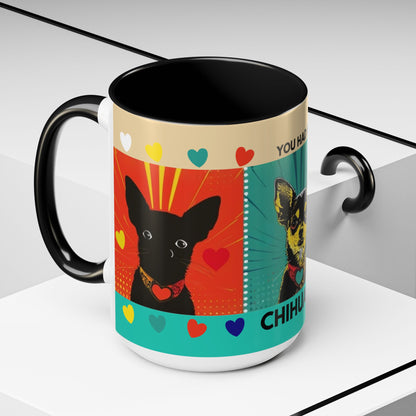 You Had Me At Chihuahua Mug | Accent Coffee Mug, Color Accent