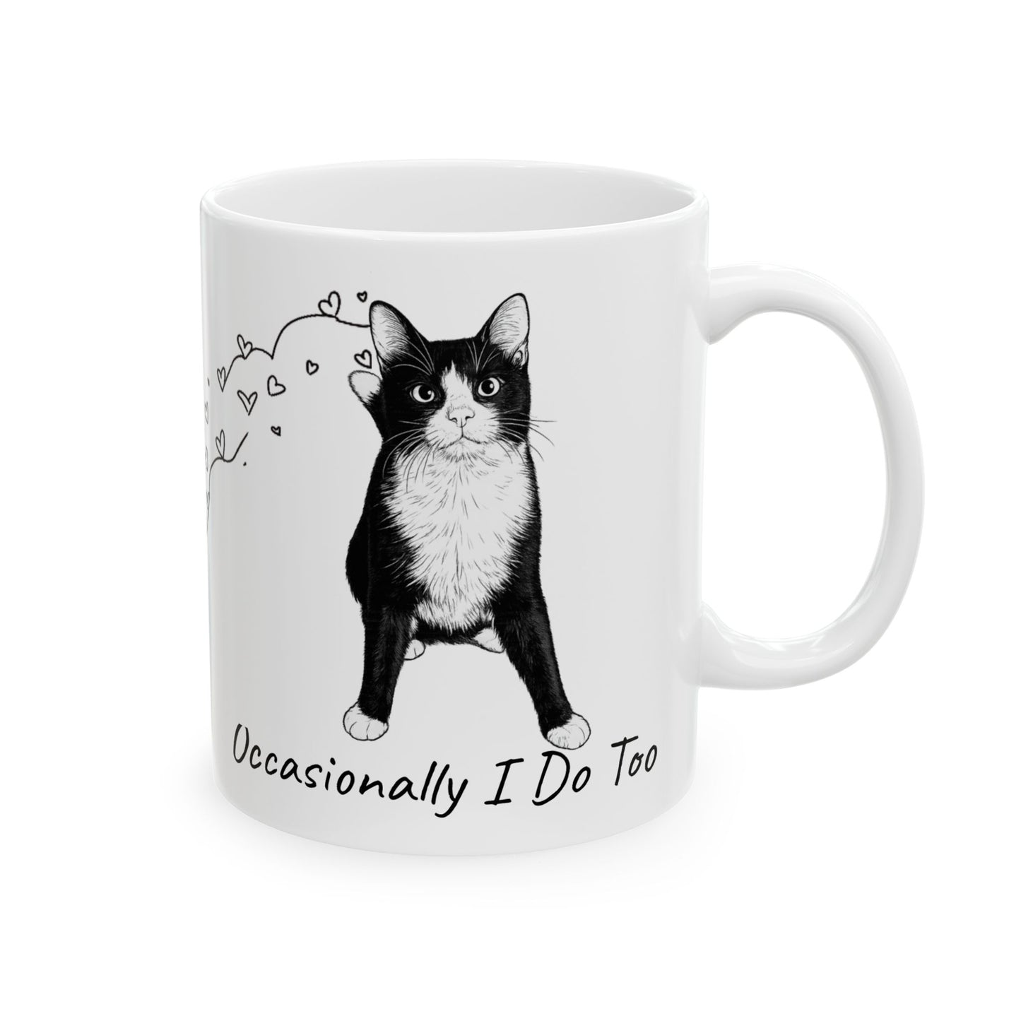 Wobbly Cat Mug - Cerebellar Hypoplasia Cat Gift - Funny CH Cat Mug - Special Needs Cat - Hopper Mug