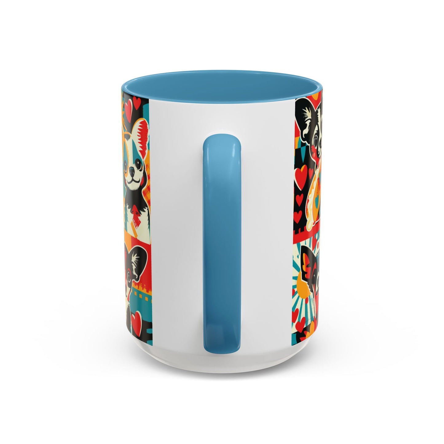 Viva Chihuahua Pop Art Mug, Colorful Fiesta Dog Coffee Cup, Fun Mexican Dog Lover Gift