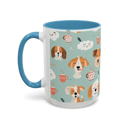 Cute Dog Lovers Coffee Mug, Stylish Pet Mug, Gifts for Dog Owners, Ceramic Cuppa, Funny Dog Mug, Perfect for Dog Moms