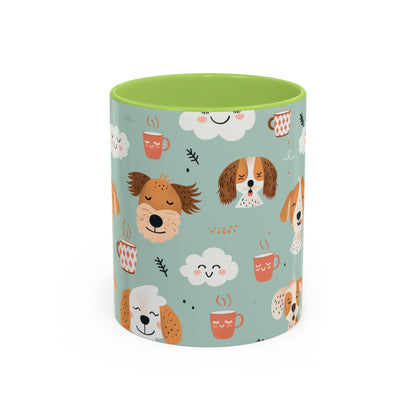 Cute Dog Lovers Coffee Mug, Stylish Pet Mug, Gifts for Dog Owners, Ceramic Cuppa, Funny Dog Mug, Perfect for Dog Moms