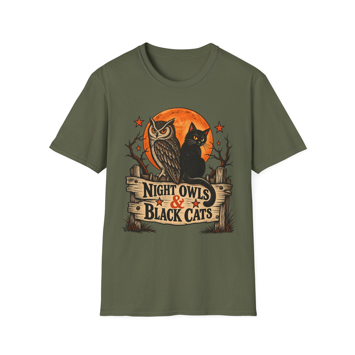 Bad Luck Club Black Cat Halloween Shirt, Vintage Halloween Cat Tee, Retro Spooky Season T-Shirt, Black Cat Lover Gift