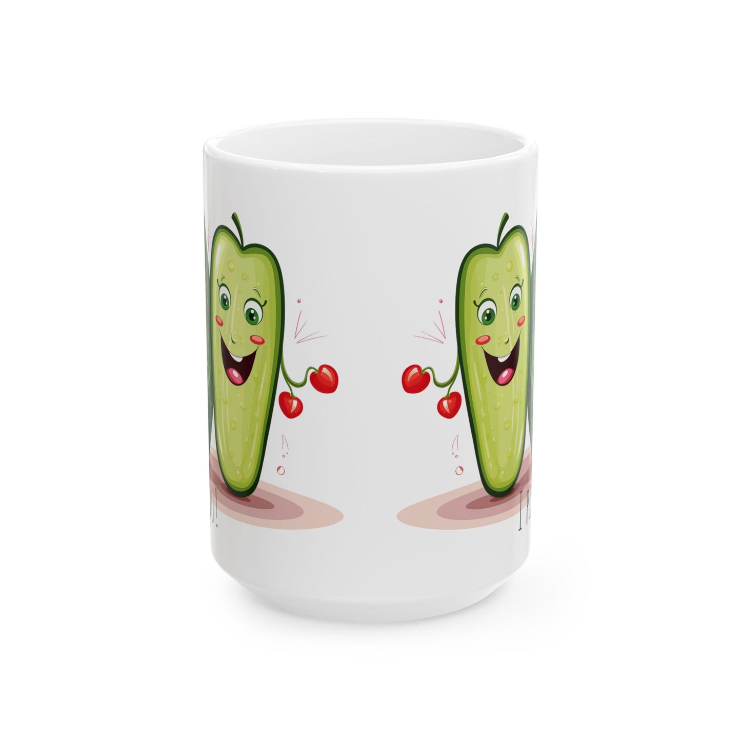 I Pick You Mug – Cute Pickle Valentine Gift – Funny Pun Coffee Cup
