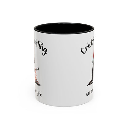 Crickets Roasting Bearded Dragon Christmas Mug Funny Reptile Lover Gift Lizard Holiday Coffee Cup Cute Beardie Pet Present