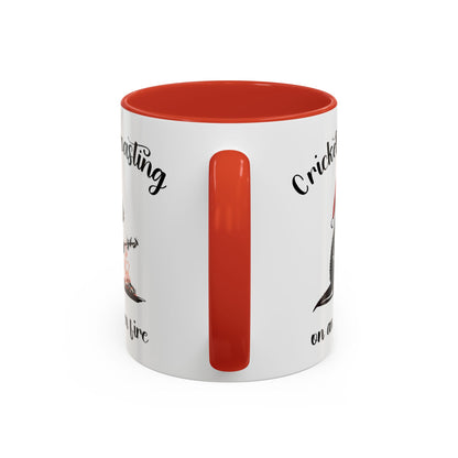 Crickets Roasting Bearded Dragon Christmas Mug Funny Reptile Lover Gift Lizard Holiday Coffee Cup Cute Beardie Pet Present