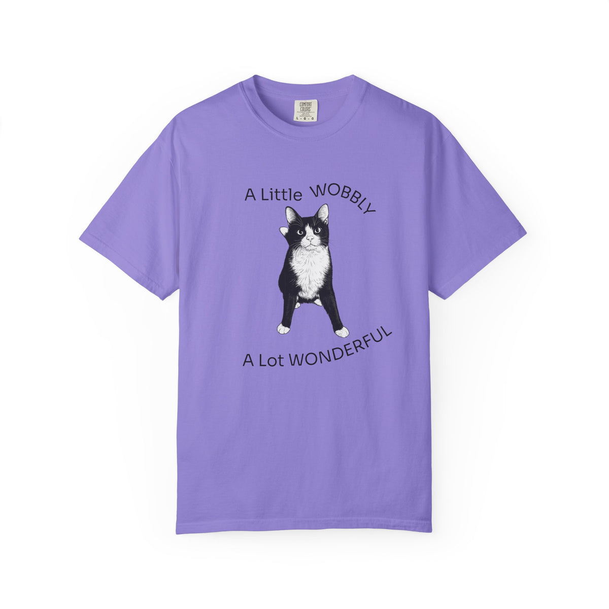 A Little Wobbly A Lot Wonderful Shirt - Cerebellar Hypoplasia Cat T-Shirt - Hopper Cat Tee