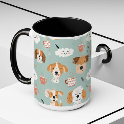 Cute Dog Lovers Coffee Mug, Stylish Pet Mug, Gifts for Dog Owners, Ceramic Cuppa, Funny Dog Mug, Perfect for Dog Moms