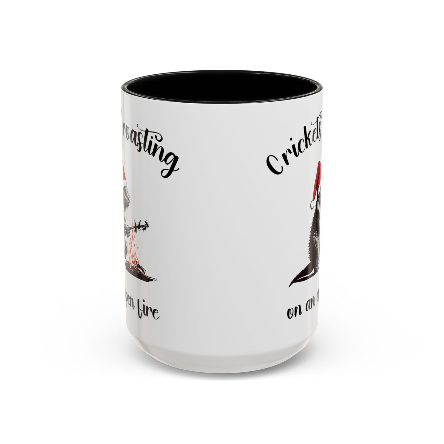 Crickets Roasting Bearded Dragon Christmas Mug Funny Reptile Lover Gift Lizard Holiday Coffee Cup Cute Beardie Pet Present