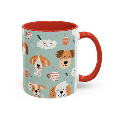 Cute Dog Lovers Coffee Mug, Stylish Pet Mug, Gifts for Dog Owners, Ceramic Cuppa, Funny Dog Mug, Perfect for Dog Moms