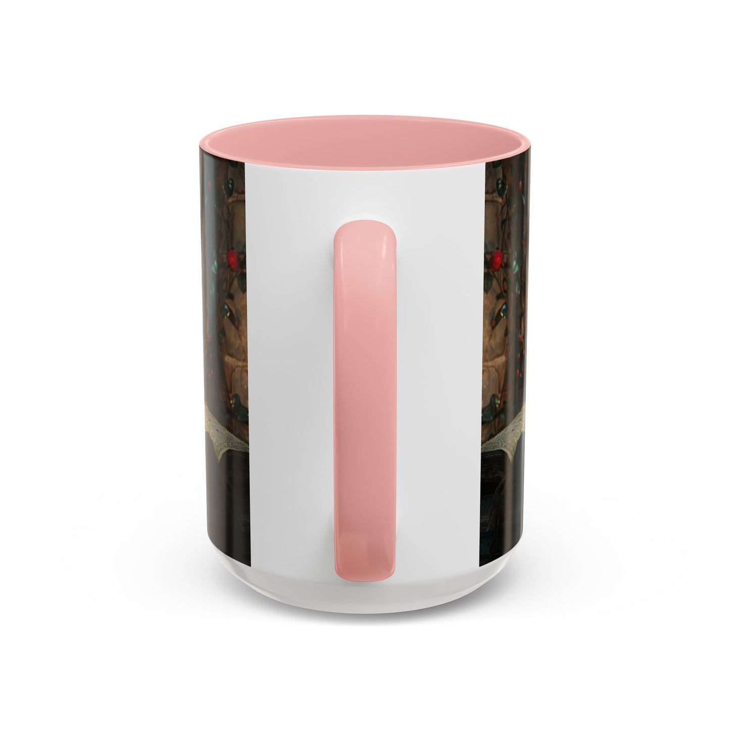 Candlelight Study Mug, Gothic Book and Roses Coffee Cup, Cozy Dark Academia Library Gift, Anniversary, Soft Atmosphere