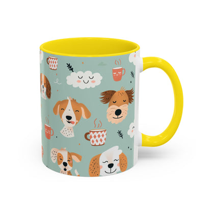 Cute Dog Lovers Coffee Mug, Stylish Pet Mug, Gifts for Dog Owners, Ceramic Cuppa, Funny Dog Mug, Perfect for Dog Moms