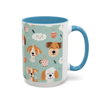 Cute Dog Lovers Coffee Mug, Stylish Pet Mug, Gifts for Dog Owners, Ceramic Cuppa, Funny Dog Mug, Perfect for Dog Moms