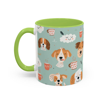 Cute Dog Lovers Coffee Mug, Stylish Pet Mug, Gifts for Dog Owners, Ceramic Cuppa, Funny Dog Mug, Perfect for Dog Moms