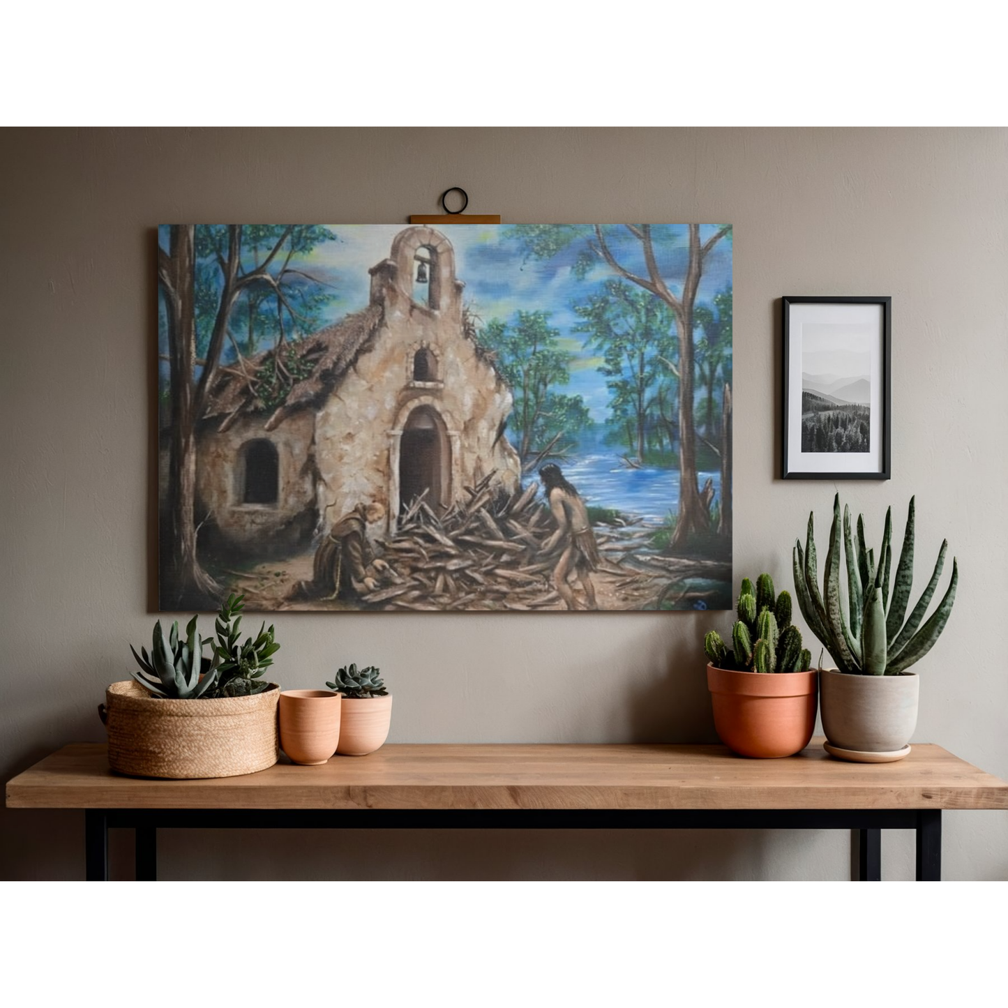 El Orcoquisac After the 1766 Hurricane | Spanish Texas Historical Art Print | Faith & History Wall Décor by Trinity River Editions