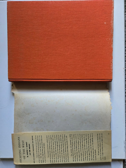 Fighting Indians of the West by Schmitt & Brown 1948 HC – Acceptable Condition