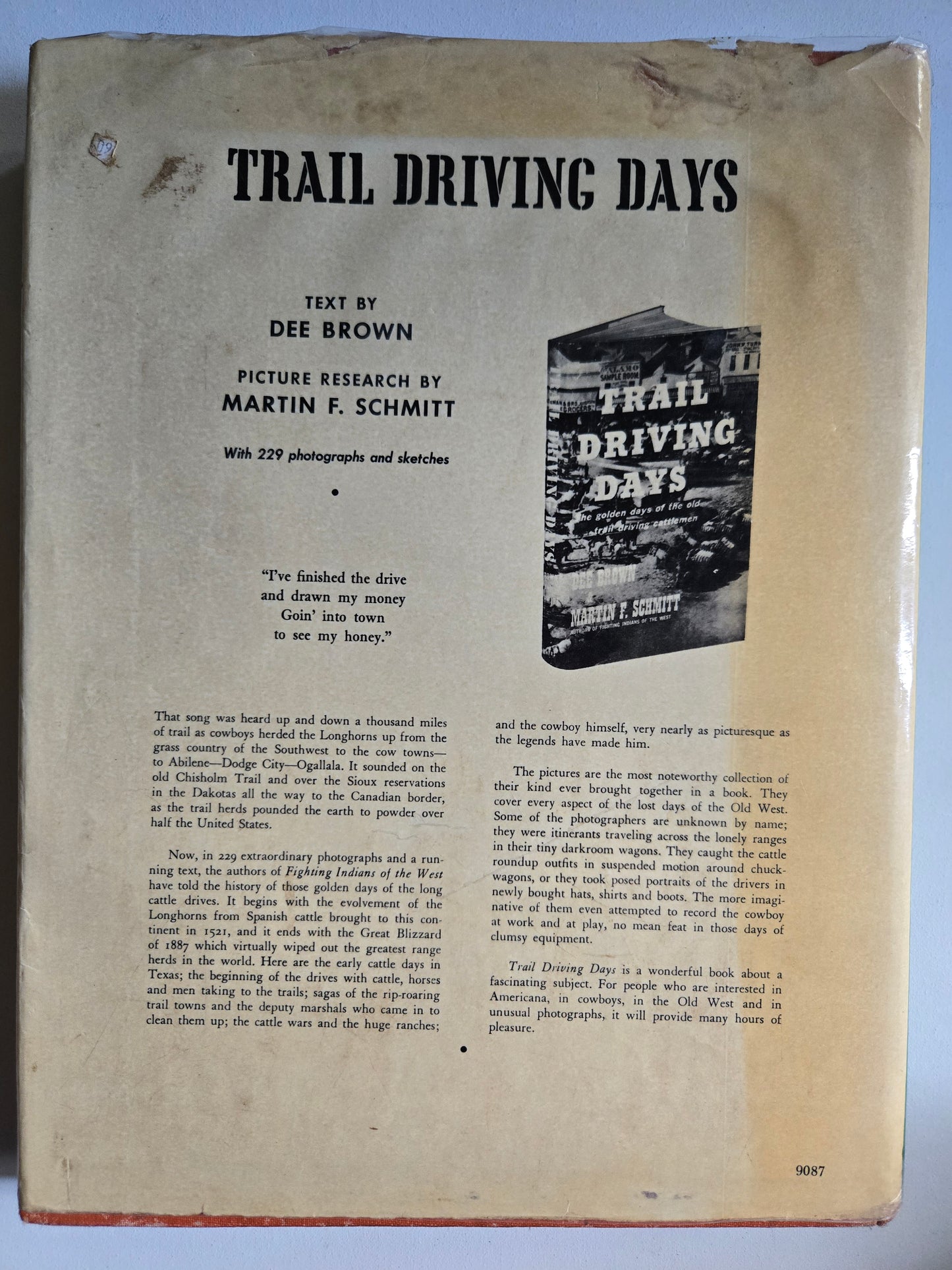 Fighting Indians of the West by Schmitt & Brown 1948 HC – Acceptable Condition