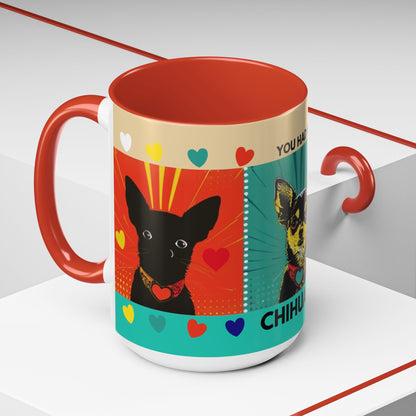 You Had Me At Chihuahua Mug | Accent Coffee Mug, Color Accent