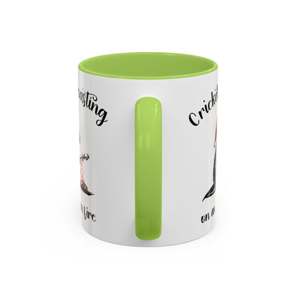 Crickets Roasting Bearded Dragon Christmas Mug Funny Reptile Lover Gift Lizard Holiday Coffee Cup Cute Beardie Pet Present