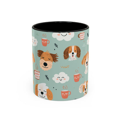 Cute Dog Lovers Coffee Mug, Stylish Pet Mug, Gifts for Dog Owners, Ceramic Cuppa, Funny Dog Mug, Perfect for Dog Moms