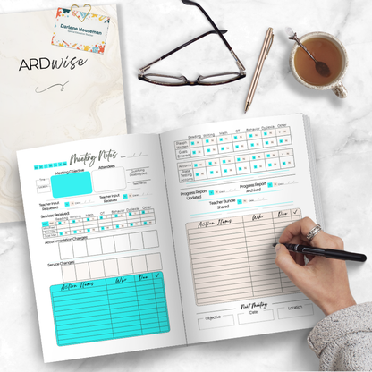 ARDwise: Special Education ARD Meeting Planner – Pre, During, and Post-Meeting Checklist & Notes for Teachers and Case Managers: A Pre-, During-, and Post-Meeting Organizer to Keep Every ARD on Track