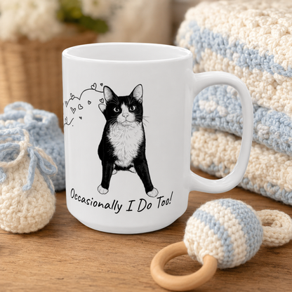 Wobbly Cat Mug - Cerebellar Hypoplasia Cat Gift - Funny CH Cat Mug - Special Needs Cat - Hopper Mug