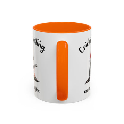 Crickets Roasting Bearded Dragon Christmas Mug Funny Reptile Lover Gift Lizard Holiday Coffee Cup Cute Beardie Pet Present