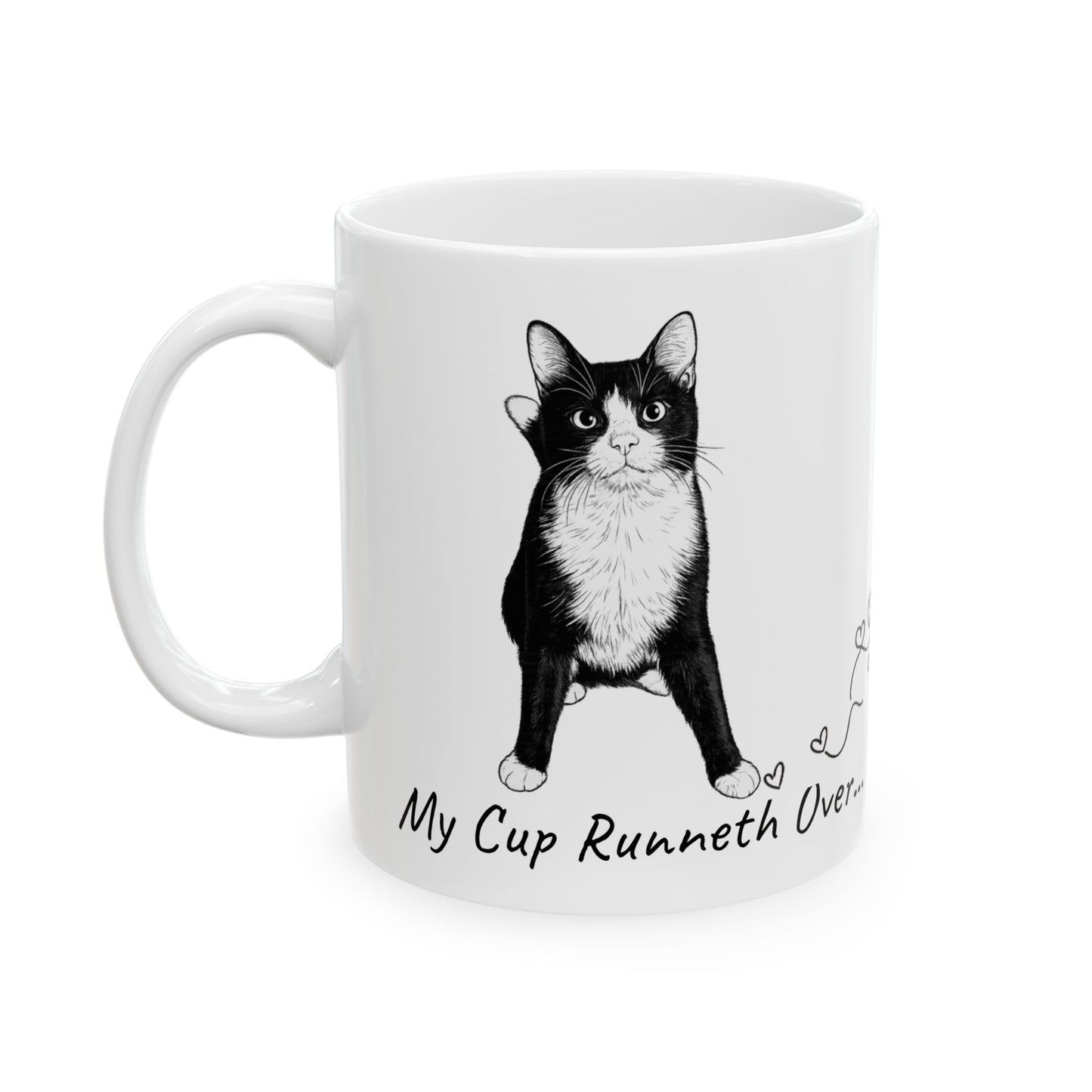 Wobbly Cat Mug - Cerebellar Hypoplasia Cat Gift - Funny CH Cat Mug - Special Needs Cat - Hopper Mug