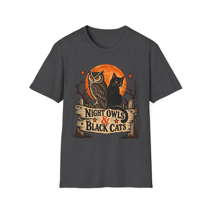 Bad Luck Club Black Cat Halloween Shirt, Vintage Halloween Cat Tee, Retro Spooky Season T-Shirt, Black Cat Lover Gift