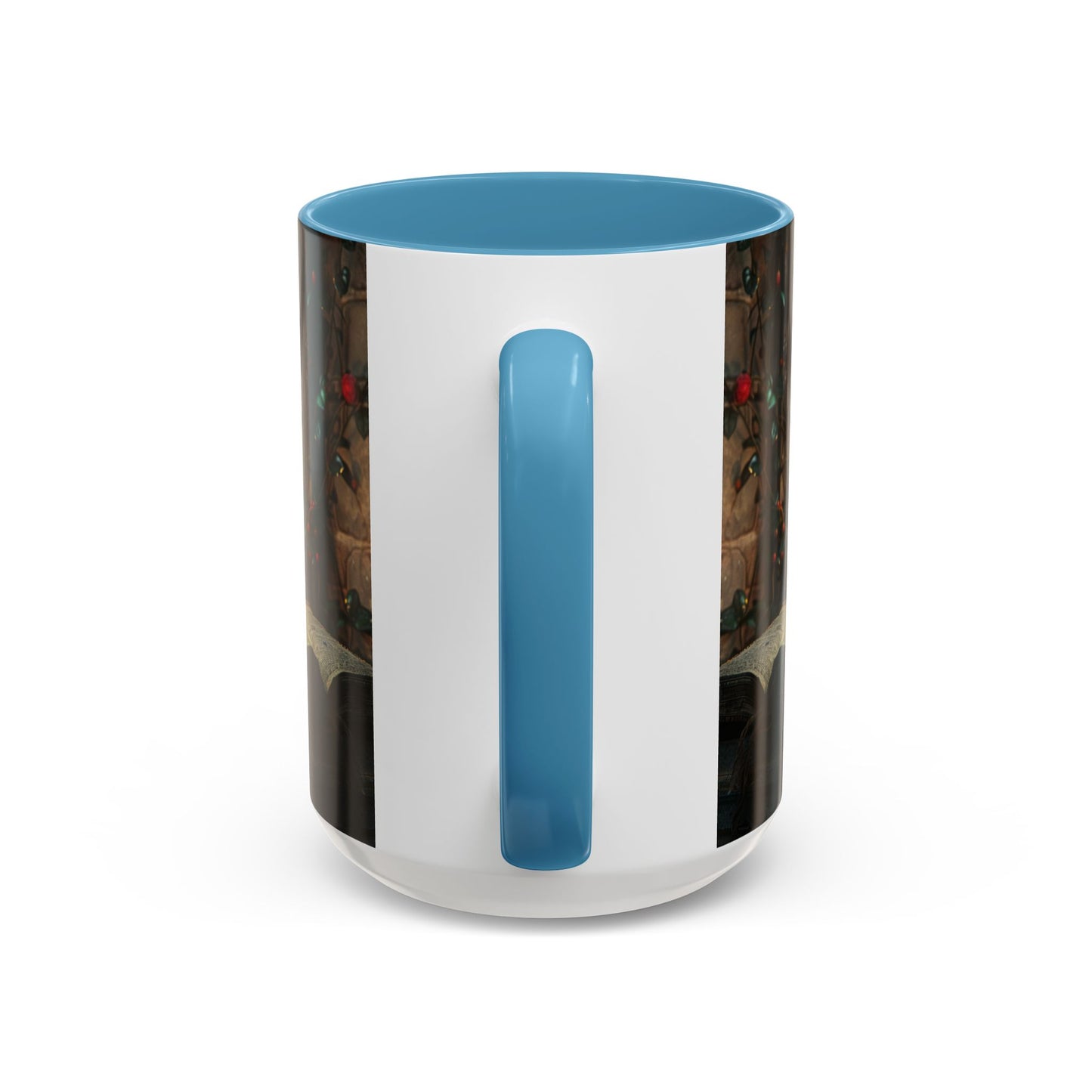 Candlelight Study Mug, Gothic Book and Roses Coffee Cup, Cozy Dark Academia Library Gift, Anniversary, Soft Atmosphere