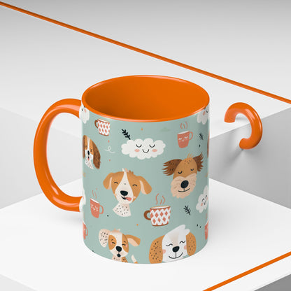 Cute Dog Lovers Coffee Mug, Stylish Pet Mug, Gifts for Dog Owners, Ceramic Cuppa, Funny Dog Mug, Perfect for Dog Moms