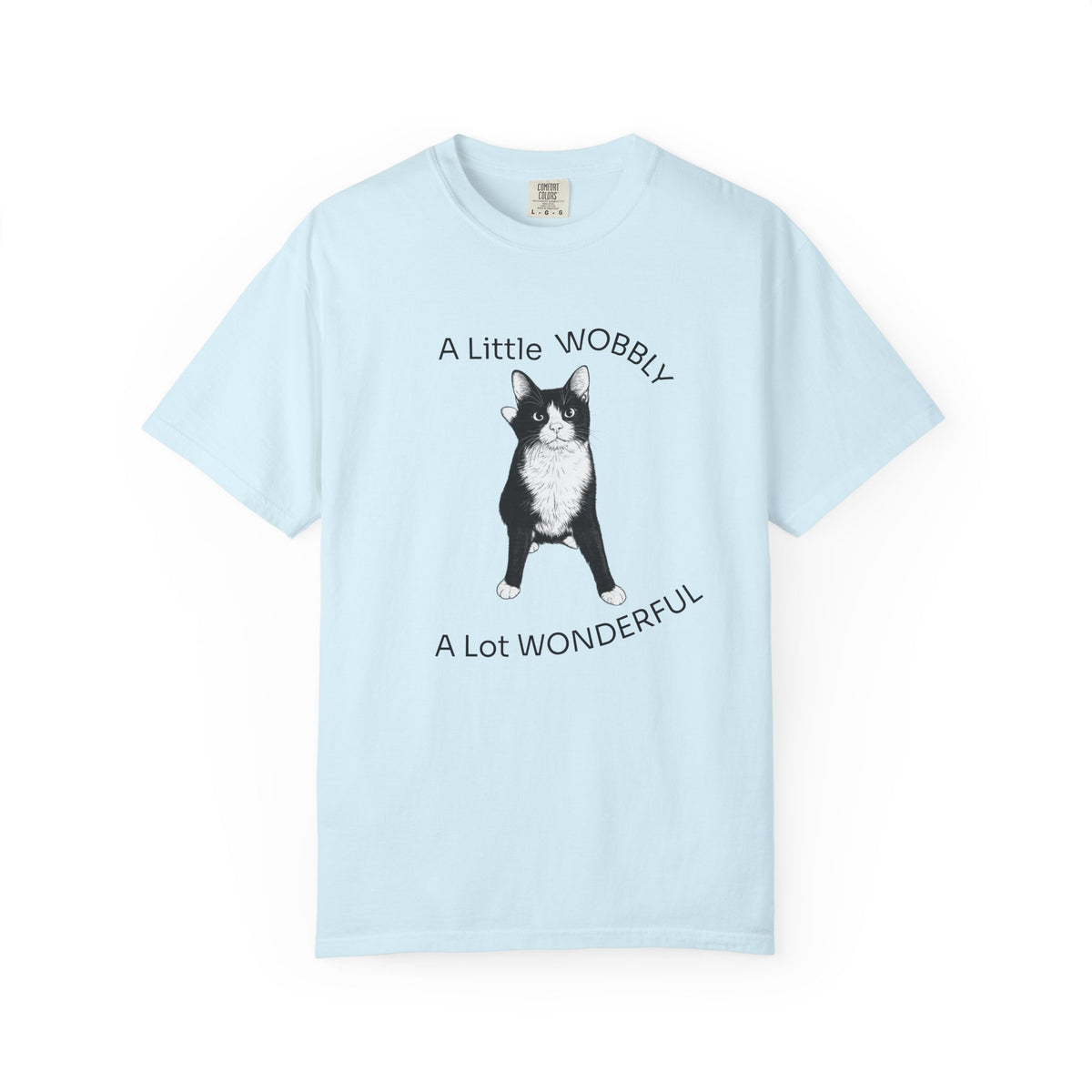 A Little Wobbly A Lot Wonderful Shirt - Cerebellar Hypoplasia Cat T-Shirt - Hopper Cat Tee