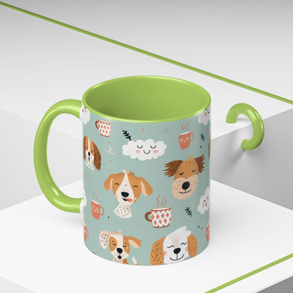 Cute Dog Lovers Coffee Mug, Stylish Pet Mug, Gifts for Dog Owners, Ceramic Cuppa, Funny Dog Mug, Perfect for Dog Moms