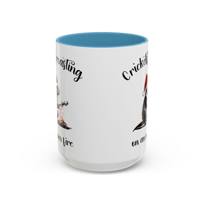 Crickets Roasting Bearded Dragon Christmas Mug Funny Reptile Lover Gift Lizard Holiday Coffee Cup Cute Beardie Pet Present
